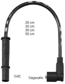 Комплект кабелів високовольтних ZEF1627 BERU - фото №1