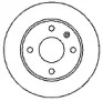 Тормозной диск 15726 MAPCO - фото №1