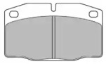 Комплект тормозных колодок, дисковый тормоз 6145/1 MAPCO - фото №1