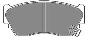 Комплект тормозных колодок, дисковый тормоз 6411 MAPCO - фото №1