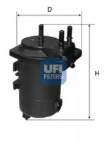 Топливный фильтр 2405200 UFI