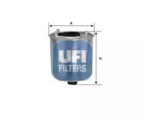 Топливный фильтр 24.128.00 UFI - фото №1