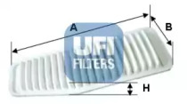Воздушный фильтр 30.452.00 UFI - фото №1