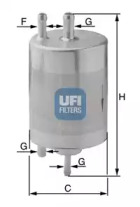Топливный фильтр 3184100 UFI