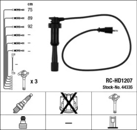 Комплект проводов зажигания 44335 NGK