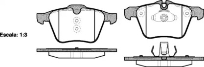 Комплект тормозных колодок, дисковый тормоз 21217.00 ROADHOUSE - фото №1