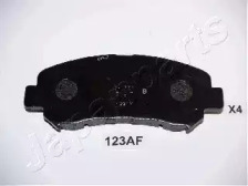 Комплект тормозных колодок, дисковый тормоз PA-123AF JAPANPARTS - фото №1
