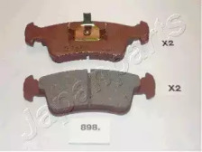 Комплект тормозных колодок, дисковый тормоз PA-898AF JAPANPARTS