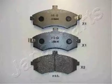 Комплект тормозных колодок, дисковый тормоз PA-H13AF JAPANPARTS - фото №1
