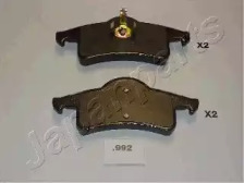 Комплект тормозных колодок, дисковый тормоз PP-992AF JAPANPARTS - фото №1
