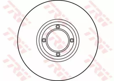 Тормозной диск DF1860 TRW - фото №1