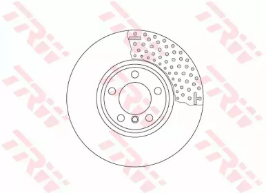 Тормозной диск DF6603S TRW
