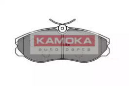 Комплект тормозных колодок, дисковый тормоз JQ1011818 KAMOKA - фото №1