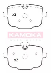 Комплект тормозных колодок, дисковый тормоз JQ101240 KAMOKA