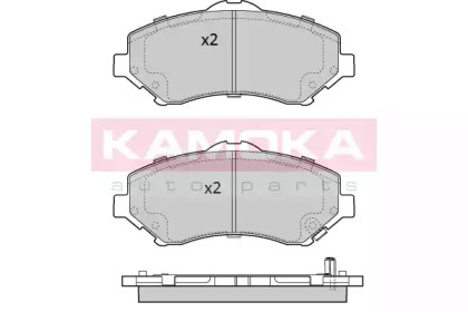Колодки тормозные дисковые JQ101274 KAMOKA - фото №1