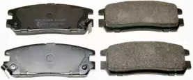 Комплект тормозных колодок, дисковый тормоз B110257 DENCKERMANN - фото №1