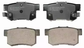 Комплект тормозных колодок, дисковый тормоз B110907 DENCKERMANN - фото №1