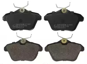 Комплект тормозных колодок, дисковый тормоз B110921 DENCKERMANN - фото №1