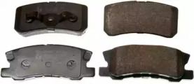 Комплект тормозных колодок, дисковый тормоз B111163 DENCKERMANN - фото №1