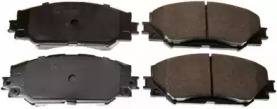 Комплект тормозных колодок, дисковый тормоз B111189 DENCKERMANN