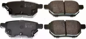 Комплект тормозных колодок, дисковый тормоз B111194 DENCKERMANN