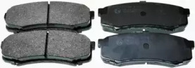 Комплект тормозных колодок, дисковый тормоз B111216 DENCKERMANN - фото №1