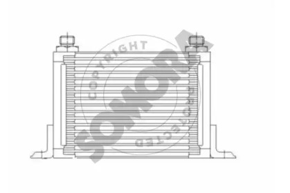 Масляный радиатор, двигательное масло 083165 SOMORA - фото №1