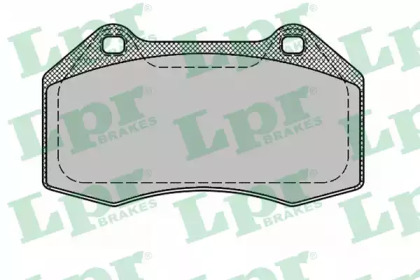 Комплект тормозных колодок, дисковый тормоз 05P1389 LPR - фото №1