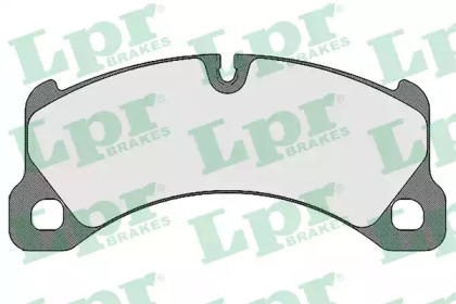 Комплект тормозных колодок, дисковый тормоз 05P1731 LPR