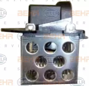 Дополнительный резистор, электромотор - вентилятор радиатора 9ML 351 332-411 HELLA - фото №2