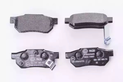Комплект тормозных колодок, дисковый тормоз 8DB 355 005-731 HELLA - фото №1