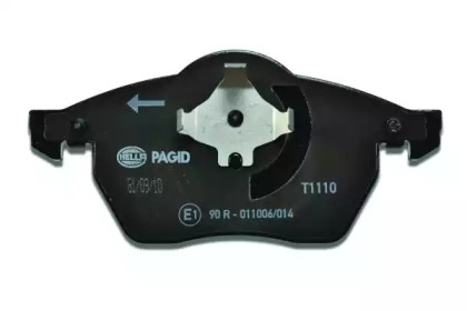 Комплект тормозных колодок, дисковый тормоз 8DB 355 008-021 HELLA - фото №3