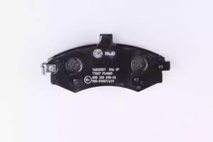 Комплект тормозных колодок, дисковый тормоз 8DB 355 010-481 HELLA - фото №3