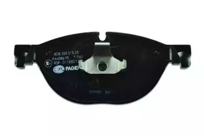 Комплект тормозных колодок, дисковый тормоз 8DB 355 015-251 HELLA - фото №3