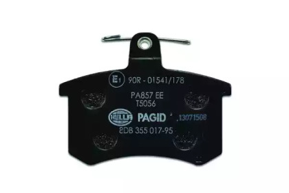 Комплект тормозных колодок, дисковый тормоз 8DB 355 017-951 HELLA - фото №3
