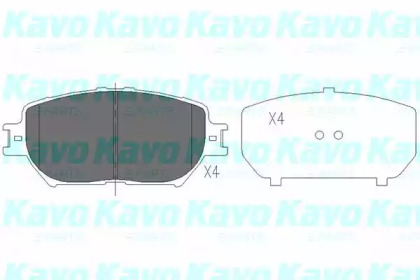 Колодки торм передн KBP-9070 KAVO PARTS