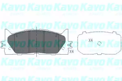 Колодки тормозные KBP-9087 KAVO PARTS
