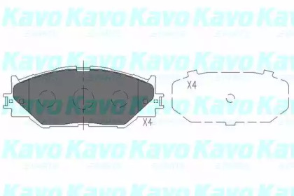 Комплект тормозных колодок, дисковый тормоз KBP-9094 KAVO PARTS - фото №1