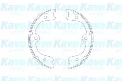 Комплект тормозных колодок KBS-7404 KAVO PARTS - фото №1