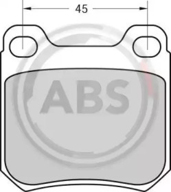 Комплект тормозных колодок, дисковый тормоз 36624/1 A.B.S. - фото №1