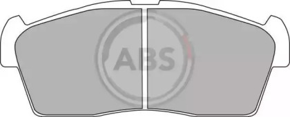 Комплект тормозных колодок, дисковый тормоз 37236 A.B.S. - фото №1