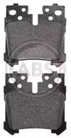Комплект тормозных колодок, дисковый тормоз 37653 A.B.S. - фото №1
