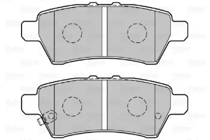 Комплект тормозных колодок, дисковый тормоз 301730 VALEO