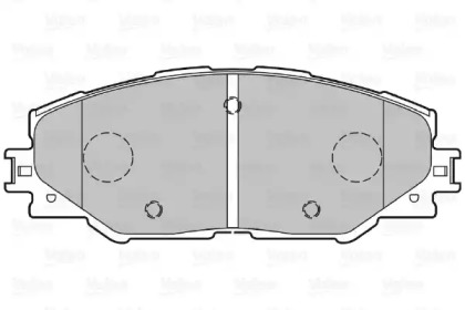 Комплект тормозных колодок, дисковый тормоз 301078 VALEO