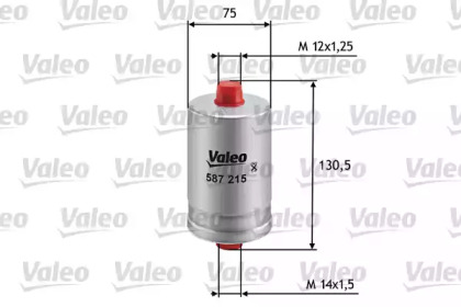 Топливный фильтр 587215 VALEO