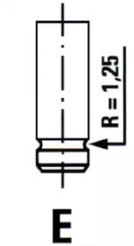 Впускной клапан VL113700 IPSA - фото №1