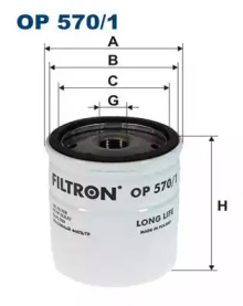 Масляный фильтр OP5701 FILTRON