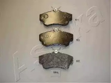 Комплект тормозных колодок, дисковый тормоз 50-00-094 ASHIKA - фото №1