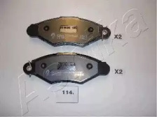 Комплект тормозных колодок, дисковый тормоз 50-01-114 ASHIKA