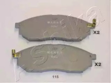 Комплект тормозных колодок, дисковый тормоз 50-01-115 ASHIKA